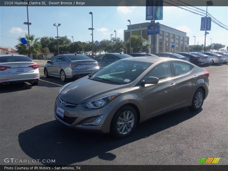 Desert Bronze / Beige 2016 Hyundai Elantra SE