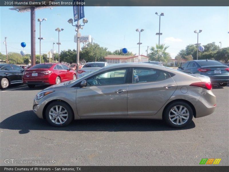 Desert Bronze / Beige 2016 Hyundai Elantra SE