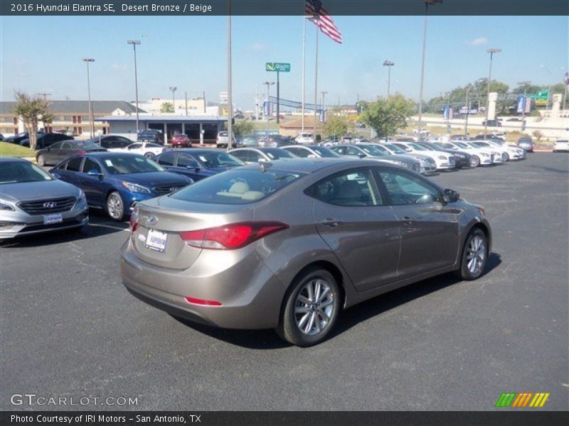 Desert Bronze / Beige 2016 Hyundai Elantra SE