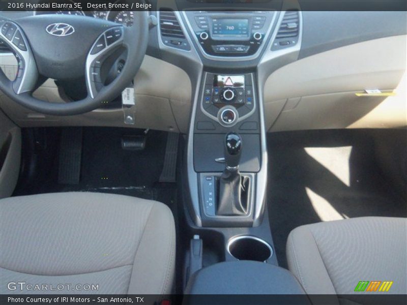 Desert Bronze / Beige 2016 Hyundai Elantra SE