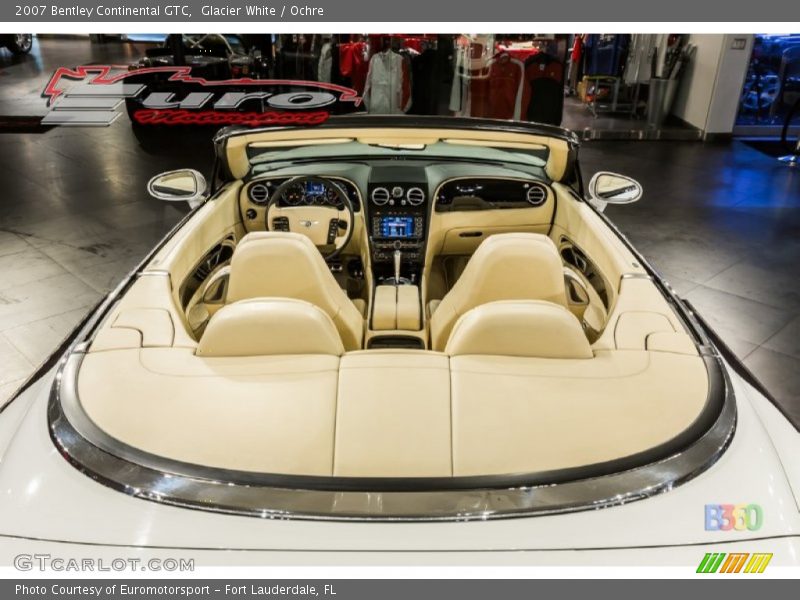 Glacier White / Ochre 2007 Bentley Continental GTC
