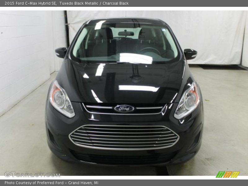 Tuxedo Black Metallic / Charcoal Black 2015 Ford C-Max Hybrid SE