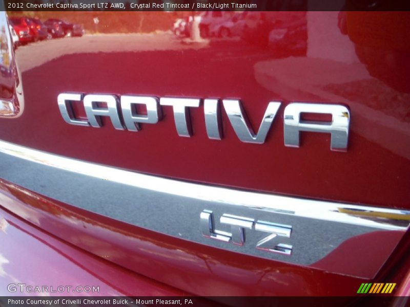 Crystal Red Tintcoat / Black/Light Titanium 2012 Chevrolet Captiva Sport LTZ AWD
