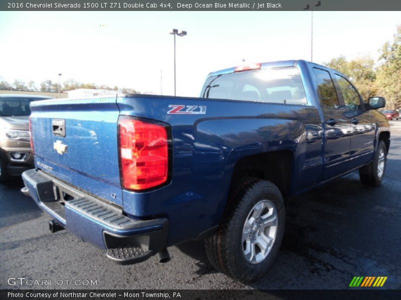 Deep Ocean Blue Metallic / Jet Black 2016 Chevrolet Silverado 1500 LT Z71 Double Cab 4x4