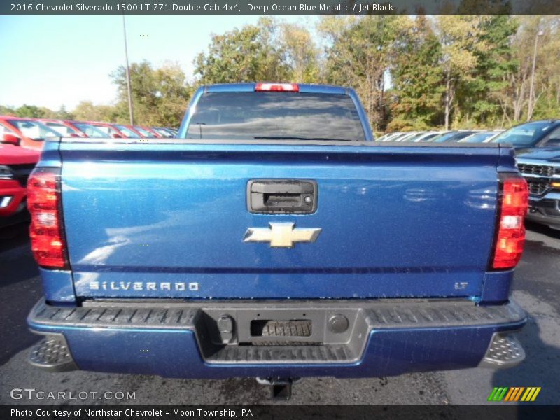 Deep Ocean Blue Metallic / Jet Black 2016 Chevrolet Silverado 1500 LT Z71 Double Cab 4x4