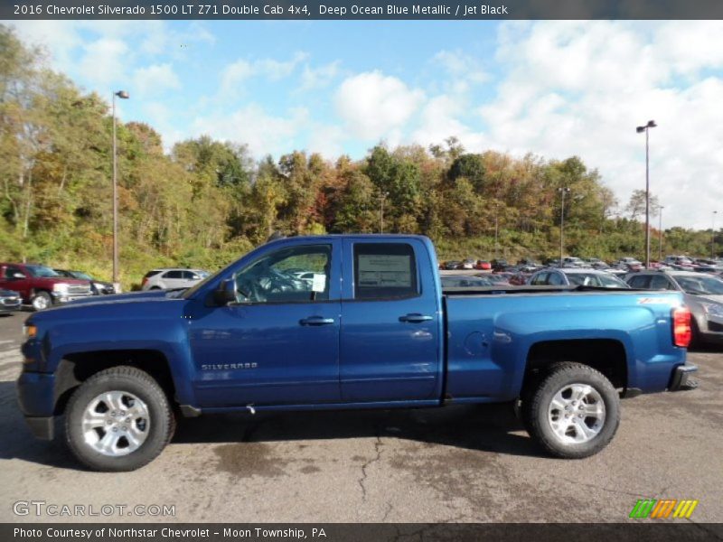 2016 Silverado 1500 LT Z71 Double Cab 4x4 Deep Ocean Blue Metallic
