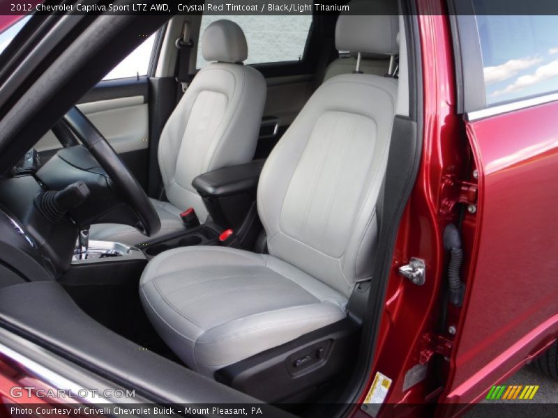 Crystal Red Tintcoat / Black/Light Titanium 2012 Chevrolet Captiva Sport LTZ AWD