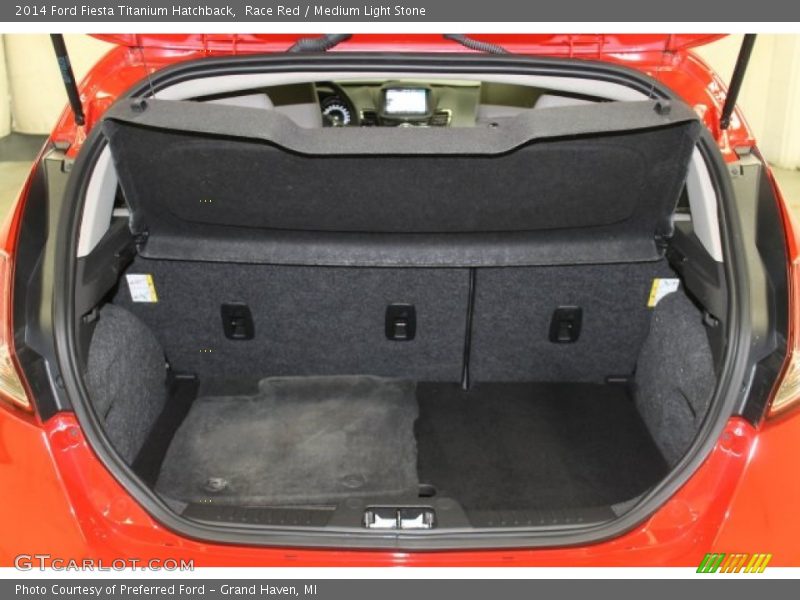 Race Red / Medium Light Stone 2014 Ford Fiesta Titanium Hatchback