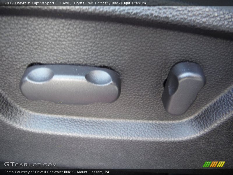 Crystal Red Tintcoat / Black/Light Titanium 2012 Chevrolet Captiva Sport LTZ AWD