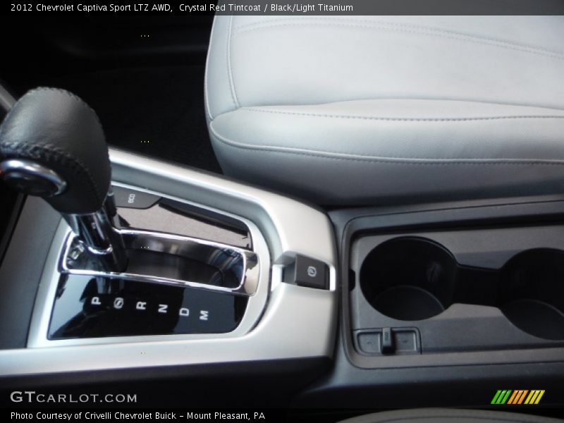 Crystal Red Tintcoat / Black/Light Titanium 2012 Chevrolet Captiva Sport LTZ AWD