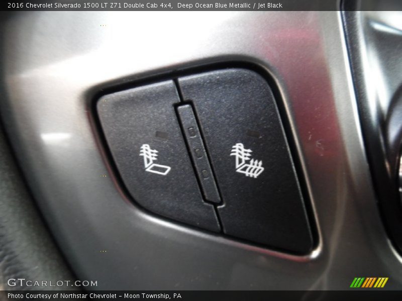Deep Ocean Blue Metallic / Jet Black 2016 Chevrolet Silverado 1500 LT Z71 Double Cab 4x4