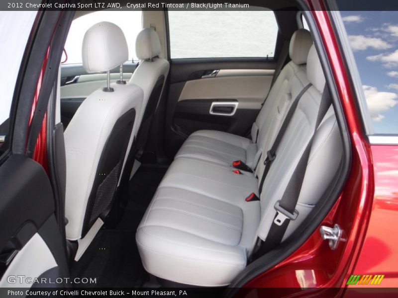 Crystal Red Tintcoat / Black/Light Titanium 2012 Chevrolet Captiva Sport LTZ AWD