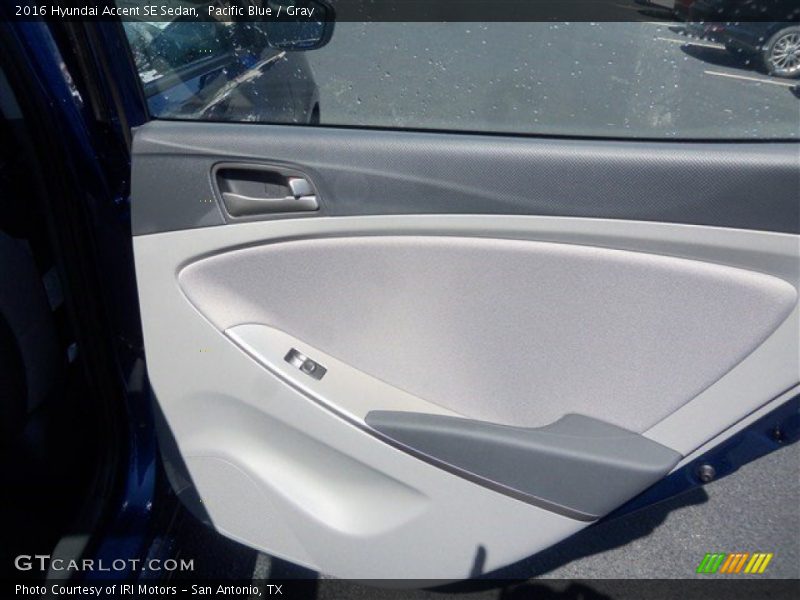 Pacific Blue / Gray 2016 Hyundai Accent SE Sedan