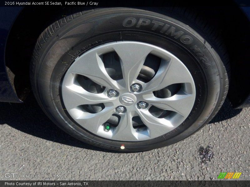 Pacific Blue / Gray 2016 Hyundai Accent SE Sedan