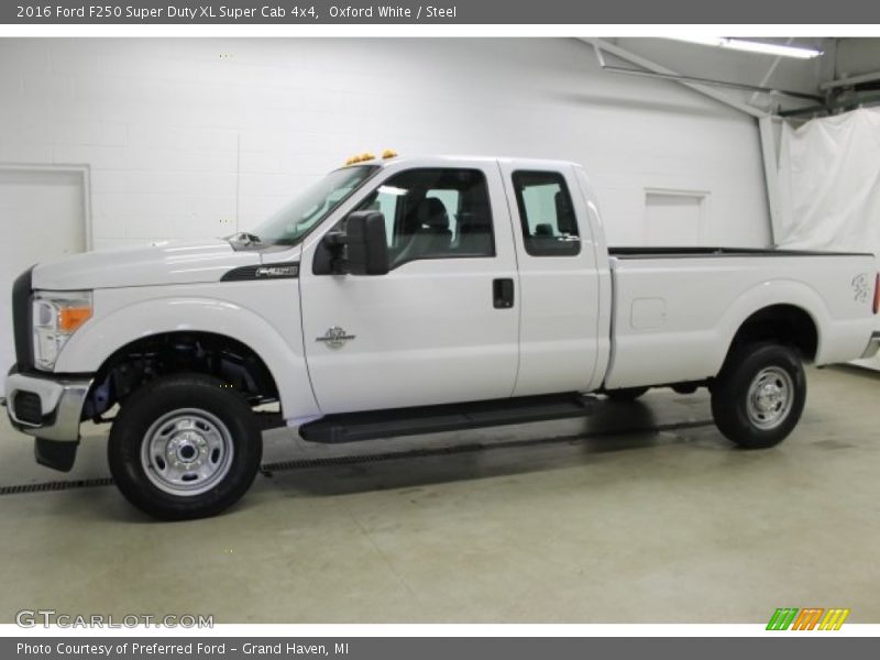 Oxford White / Steel 2016 Ford F250 Super Duty XL Super Cab 4x4