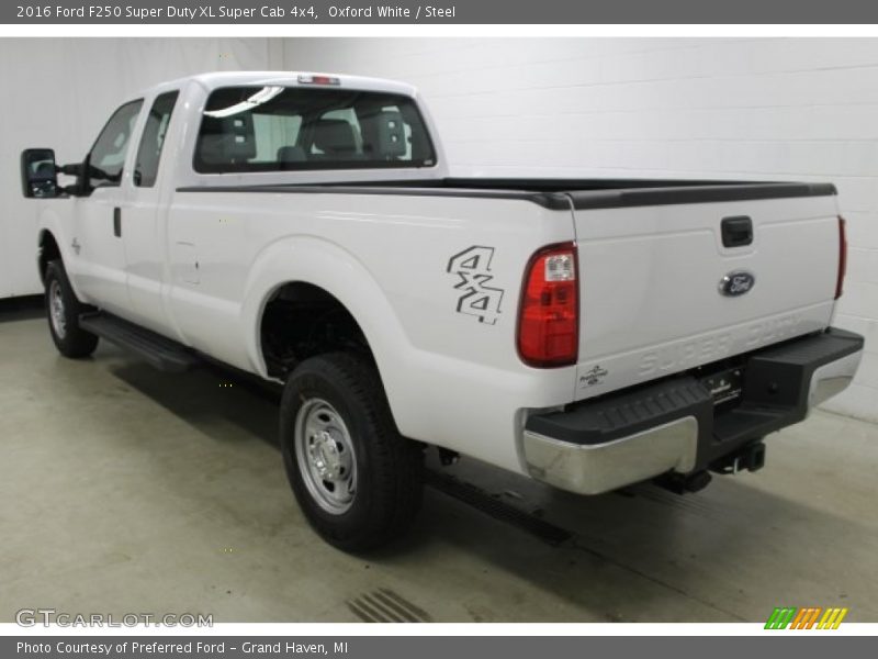 Oxford White / Steel 2016 Ford F250 Super Duty XL Super Cab 4x4