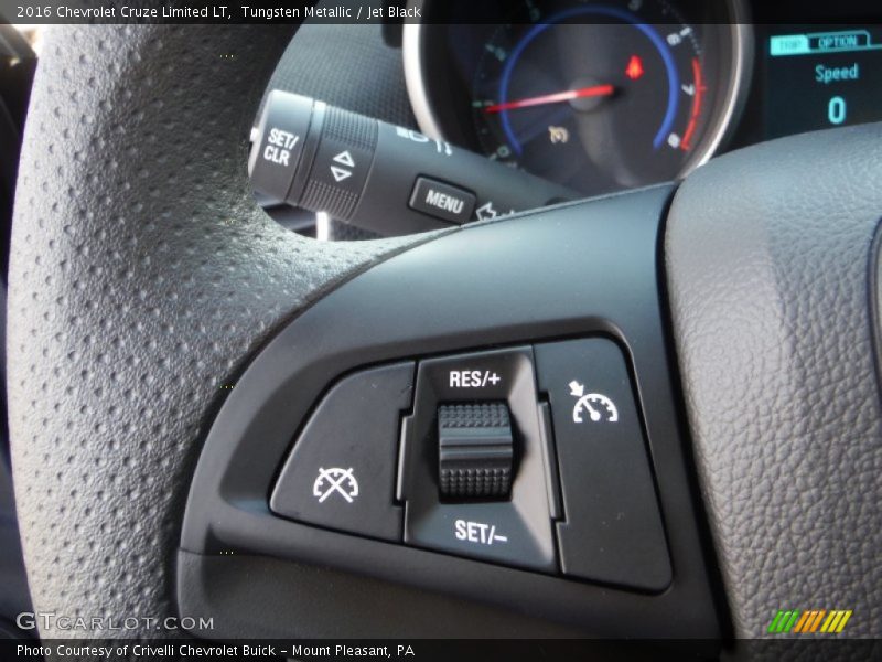 Tungsten Metallic / Jet Black 2016 Chevrolet Cruze Limited LT