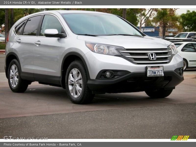 Alabaster Silver Metallic / Black 2014 Honda CR-V EX