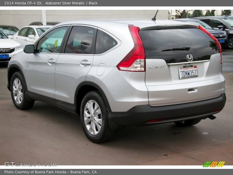 Alabaster Silver Metallic / Black 2014 Honda CR-V EX
