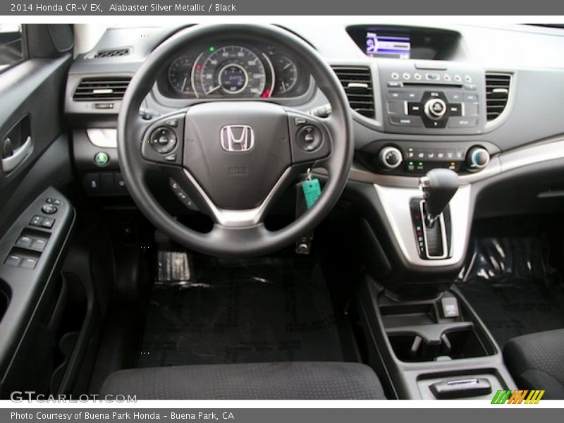 Alabaster Silver Metallic / Black 2014 Honda CR-V EX