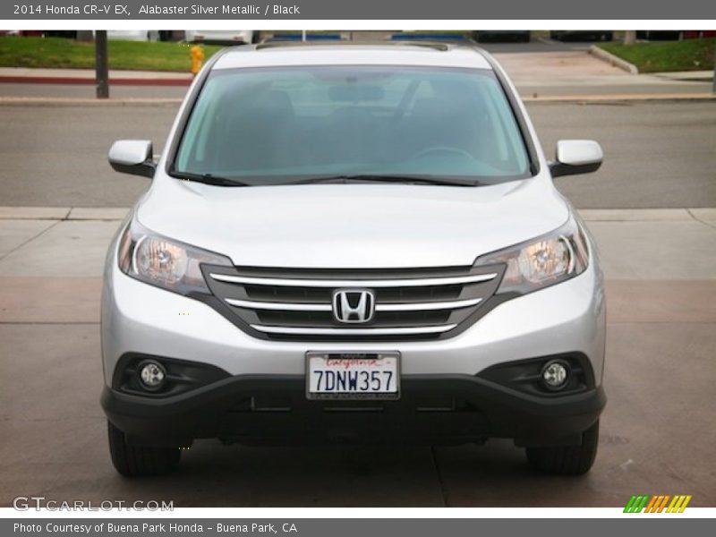 Alabaster Silver Metallic / Black 2014 Honda CR-V EX
