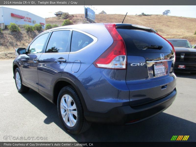 Twilight Blue Metallic / Gray 2014 Honda CR-V EX