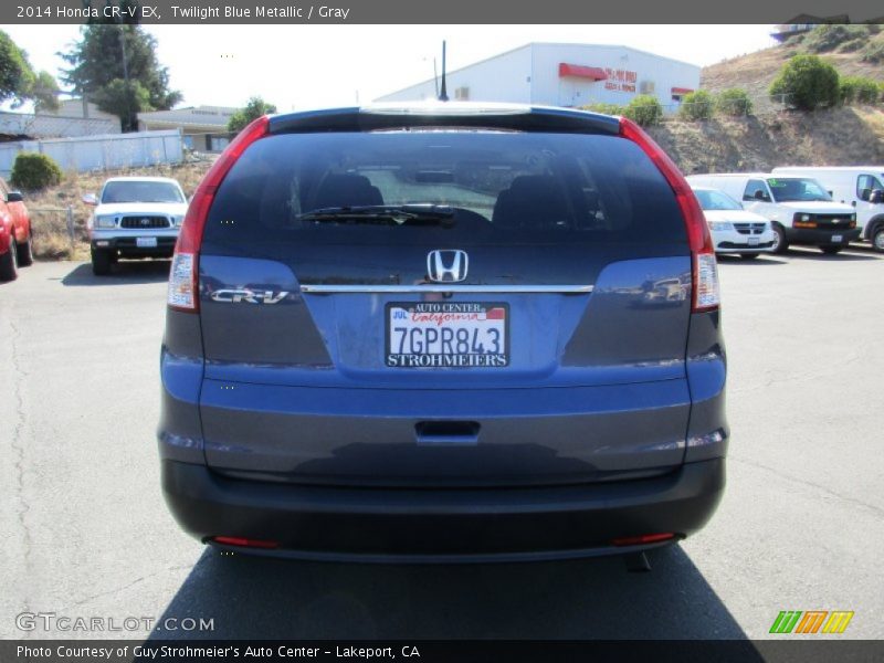 Twilight Blue Metallic / Gray 2014 Honda CR-V EX