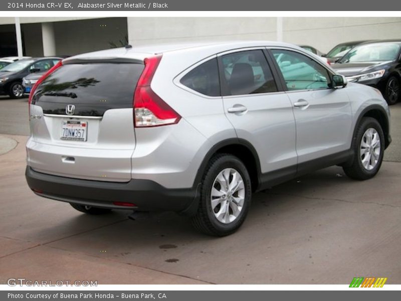 Alabaster Silver Metallic / Black 2014 Honda CR-V EX