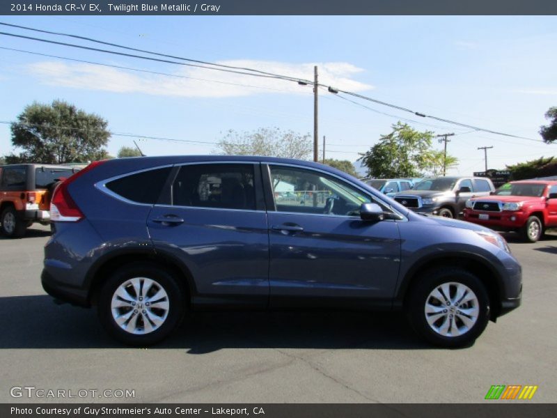 Twilight Blue Metallic / Gray 2014 Honda CR-V EX