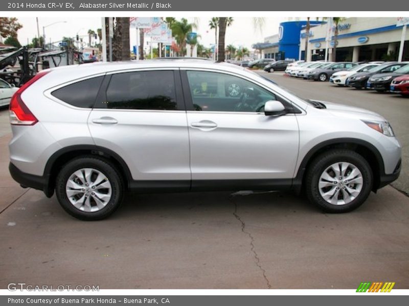 Alabaster Silver Metallic / Black 2014 Honda CR-V EX