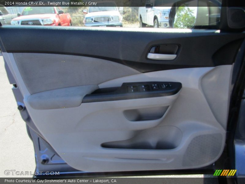 Twilight Blue Metallic / Gray 2014 Honda CR-V EX