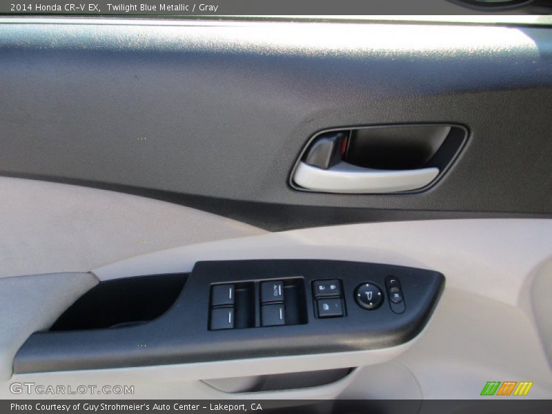 Twilight Blue Metallic / Gray 2014 Honda CR-V EX