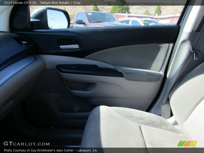 Twilight Blue Metallic / Gray 2014 Honda CR-V EX