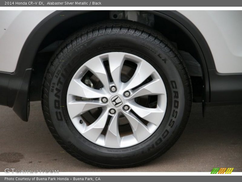 Alabaster Silver Metallic / Black 2014 Honda CR-V EX