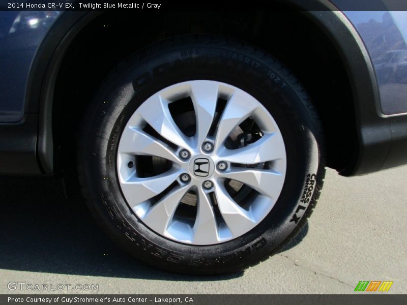 Twilight Blue Metallic / Gray 2014 Honda CR-V EX