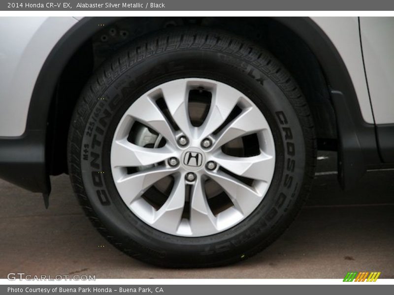 Alabaster Silver Metallic / Black 2014 Honda CR-V EX