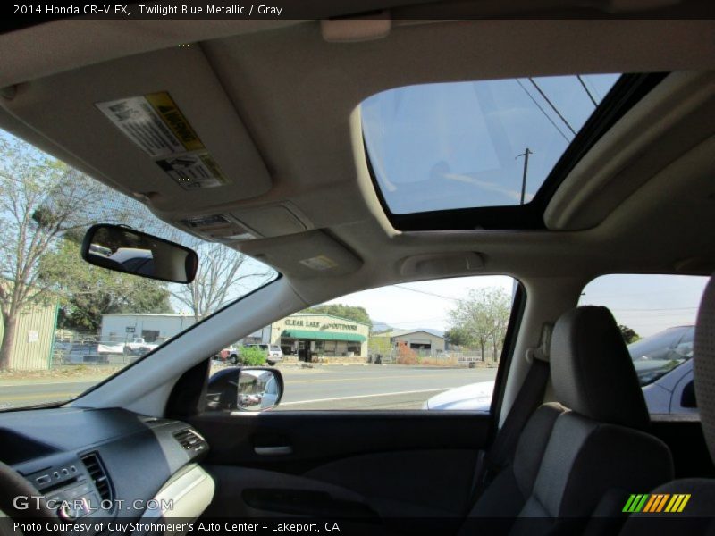 Twilight Blue Metallic / Gray 2014 Honda CR-V EX