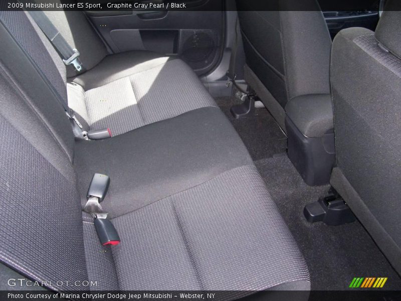 Graphite Gray Pearl / Black 2009 Mitsubishi Lancer ES Sport