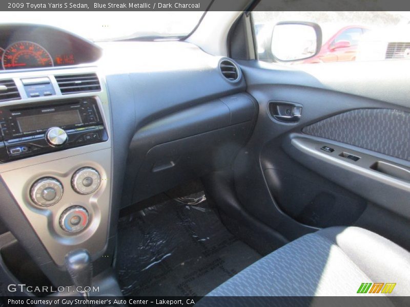 Blue Streak Metallic / Dark Charcoal 2009 Toyota Yaris S Sedan