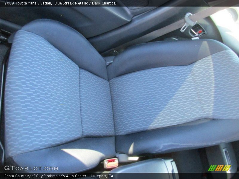 Blue Streak Metallic / Dark Charcoal 2009 Toyota Yaris S Sedan