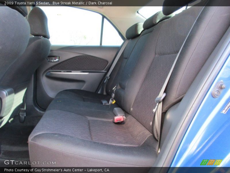 Blue Streak Metallic / Dark Charcoal 2009 Toyota Yaris S Sedan