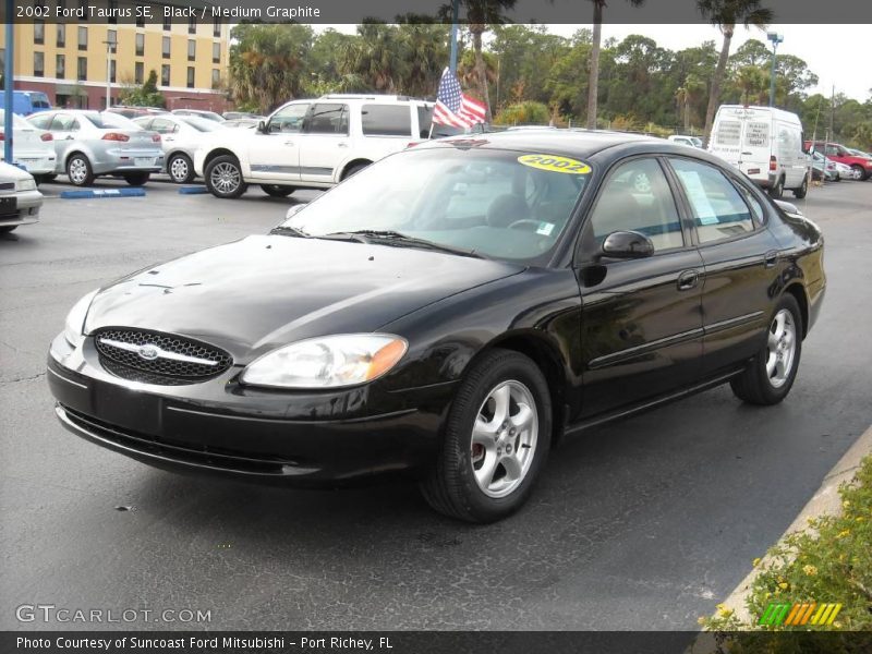 Black / Medium Graphite 2002 Ford Taurus SE
