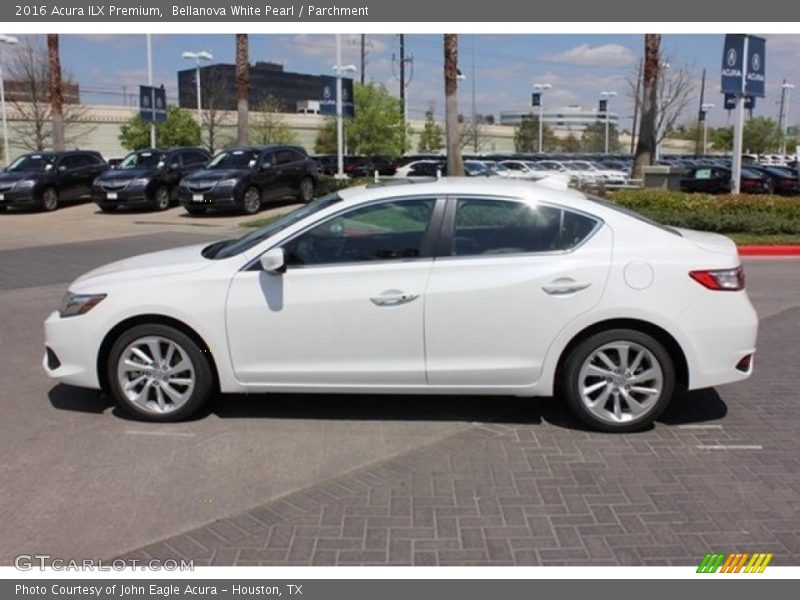 Bellanova White Pearl / Parchment 2016 Acura ILX Premium