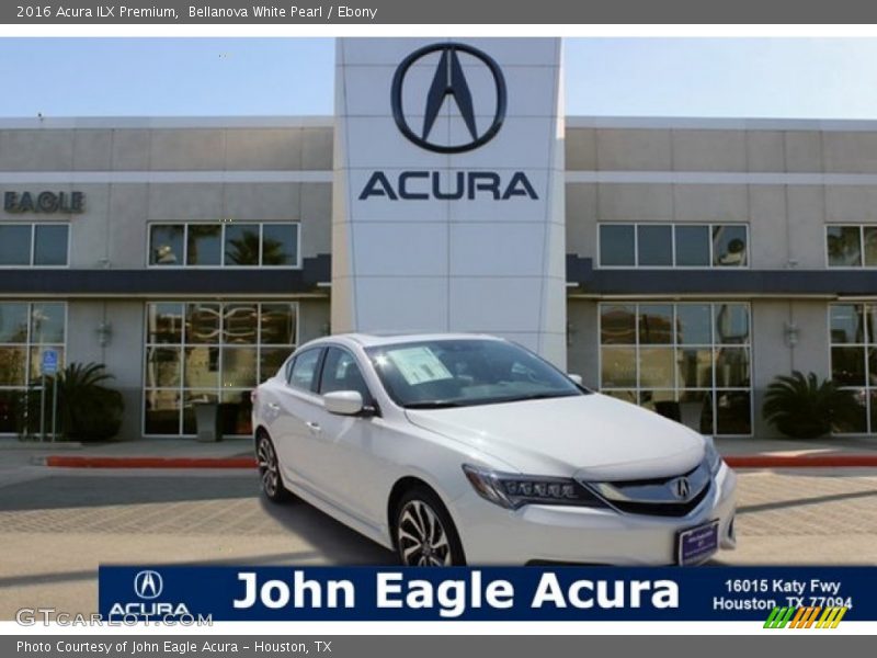 Bellanova White Pearl / Ebony 2016 Acura ILX Premium