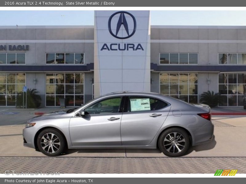 Slate Silver Metallic / Ebony 2016 Acura TLX 2.4 Technology