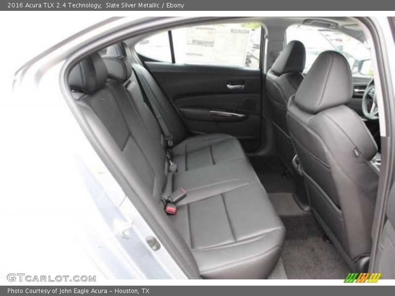 Rear Seat of 2016 TLX 2.4 Technology