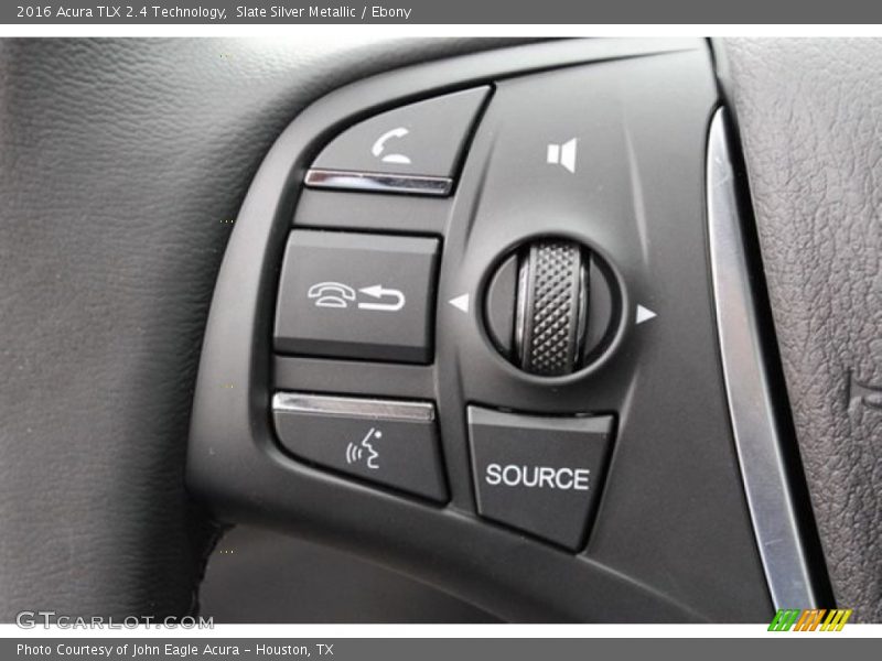 Slate Silver Metallic / Ebony 2016 Acura TLX 2.4 Technology