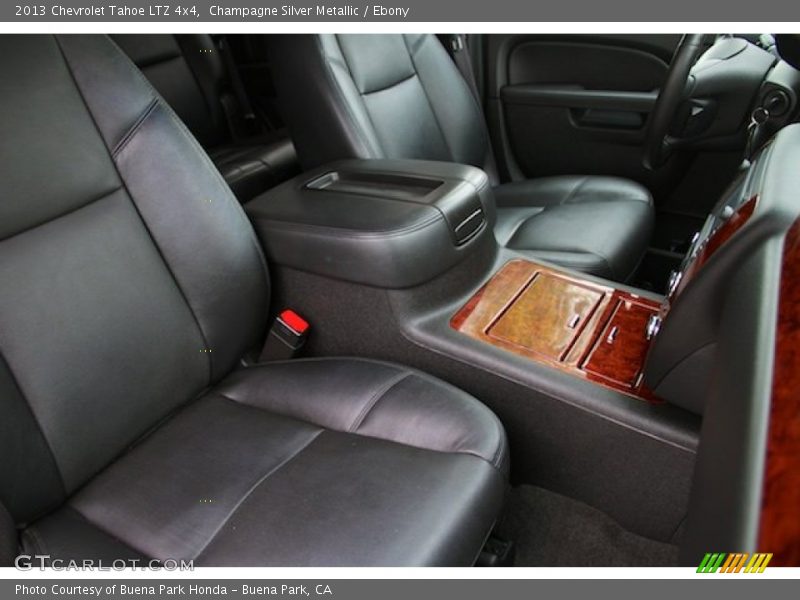 Champagne Silver Metallic / Ebony 2013 Chevrolet Tahoe LTZ 4x4