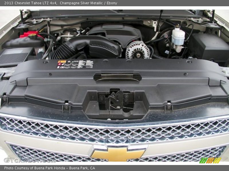 Champagne Silver Metallic / Ebony 2013 Chevrolet Tahoe LTZ 4x4