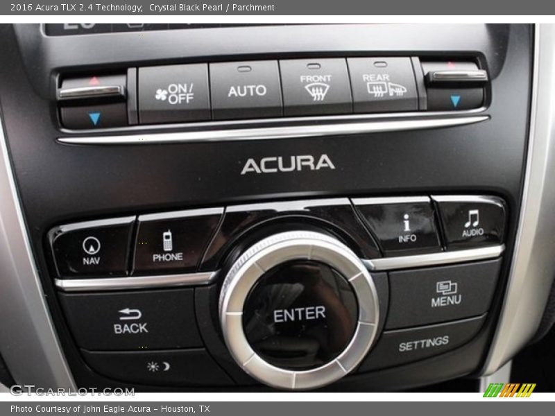 Crystal Black Pearl / Parchment 2016 Acura TLX 2.4 Technology